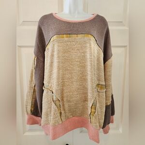 Oli & Hali Multicolor Patchwork Sweater